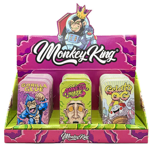 Caja Metal 11.5x6x2 cm. Monkey King Genetics Pack 3 ud.