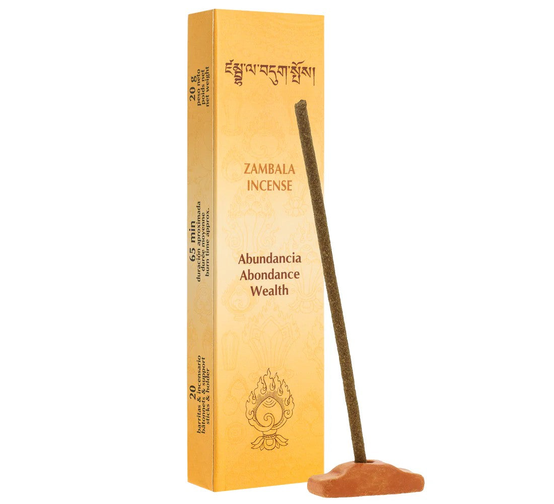 Incienso Zambala Abundancia 20 Sticks & Holder r