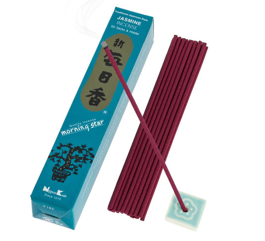 Incienso Morning Star Jazmín 50 Sticks & Holder