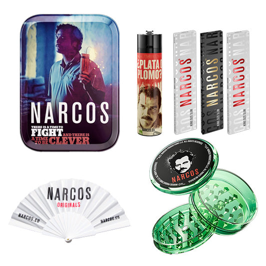 Caja Regalo Tray Medium 29x19 cm. Narcos Blue