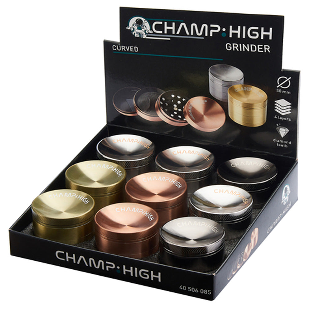 Grinder Polinizador Metal Curved 50 mm. Pack 4 ud.