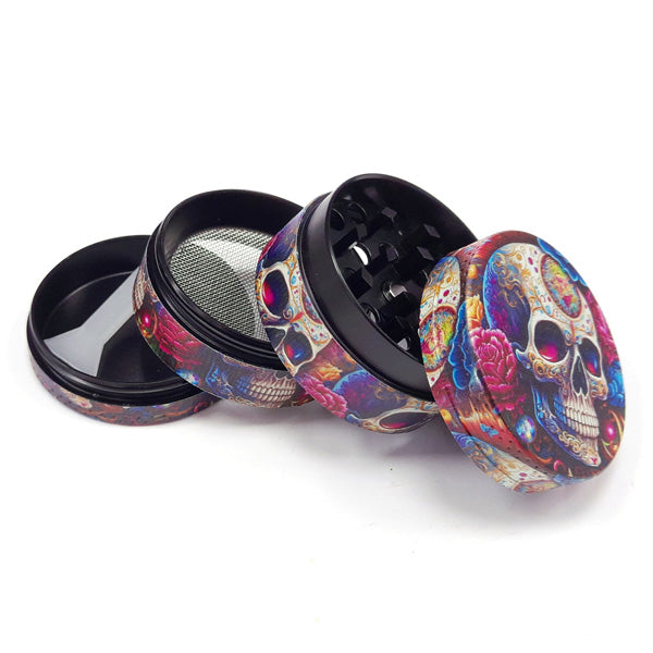 Grinder Polinizador Metal Skulls 40 mm. Mix Color