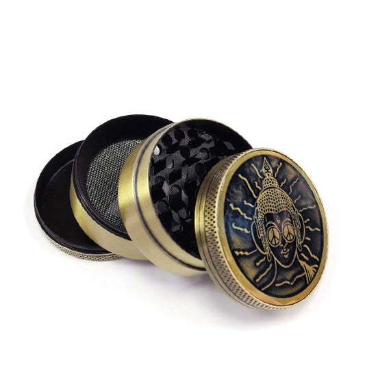 Grinder Pollinatore Metallo Buddha Gold 50 mm.