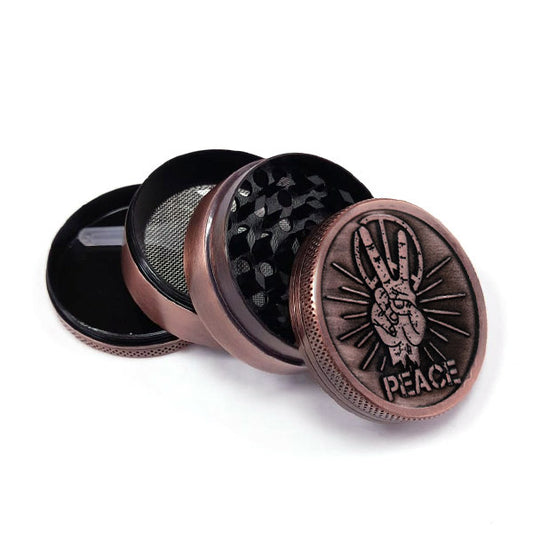 Grinder Polinizador Metal Peace Bronce 50 mm.