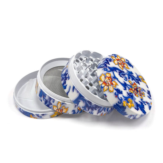Grinder Polinizador Metal Flowers 60 mm. mod 2