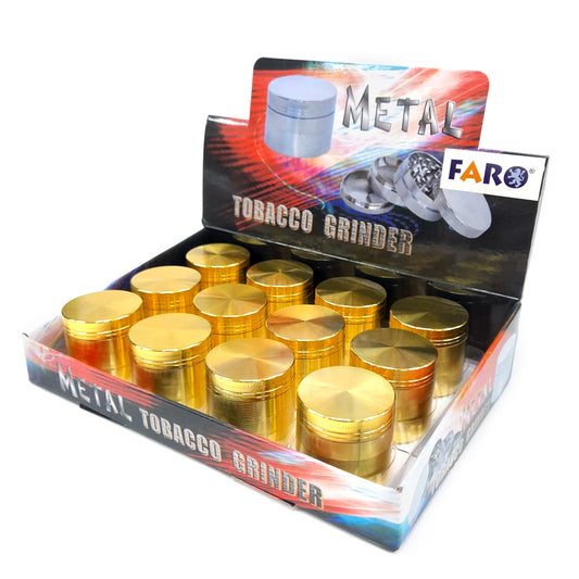 Grinder Polinizador Metal Gold 43 mm.