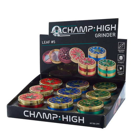 Grinder Polinizador Metal Leaf 50 mm. Pack 3 ud.