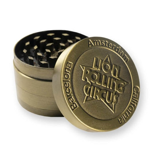 Grinder Polinizador Metal Rolling Circus Gold 50 mm.