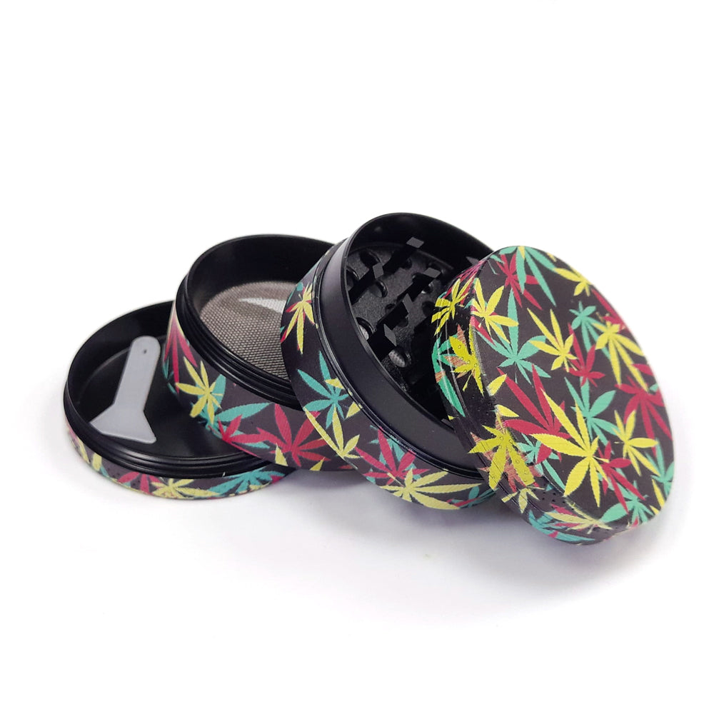 Grinder Polinizador Metal Peace Leaves 50 mm. Pack 6 ud.