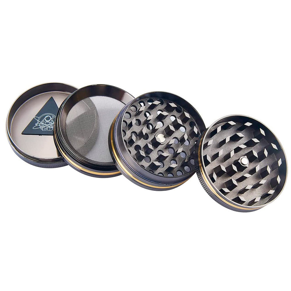 Grinder Polinizador Metal Gift Box Diamonds Skull 50 mm.