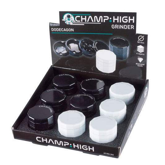 Grinder Polinizador Metal Dodecagono Mix Color 50 mm.
