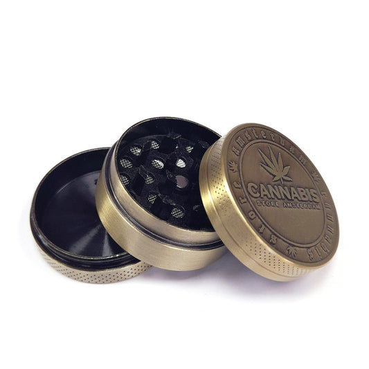 Grinder Polinizador Metal Gold Cannabis 40 mm.