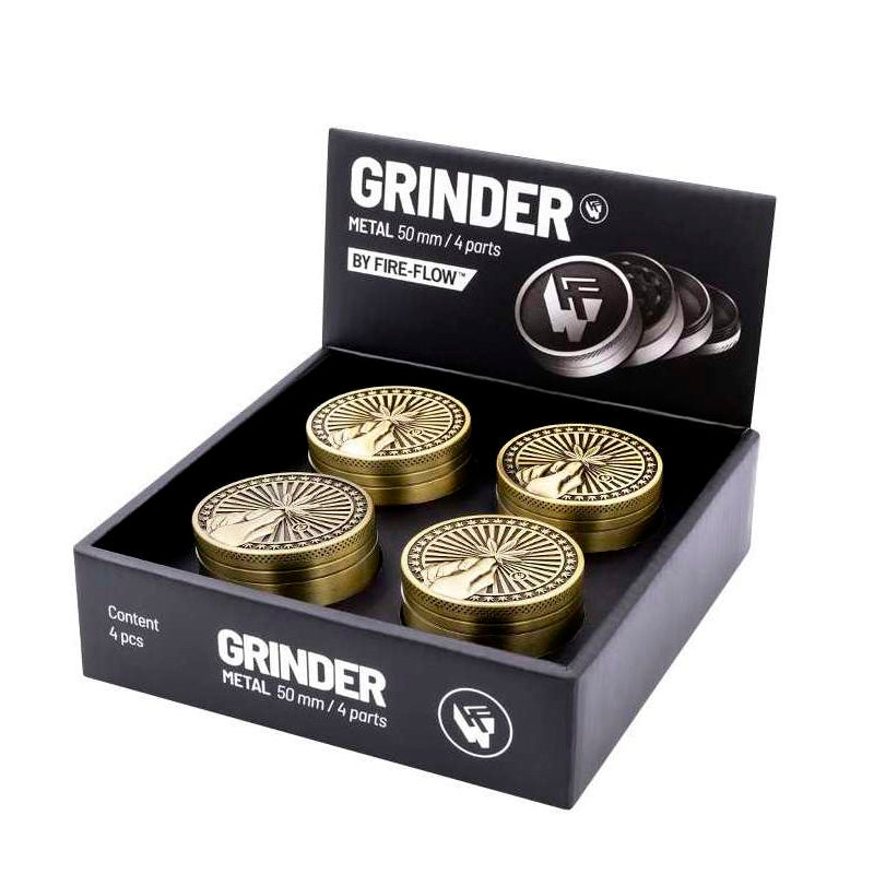 Grinder Polinizador Metal Gold Hope 50 mm.