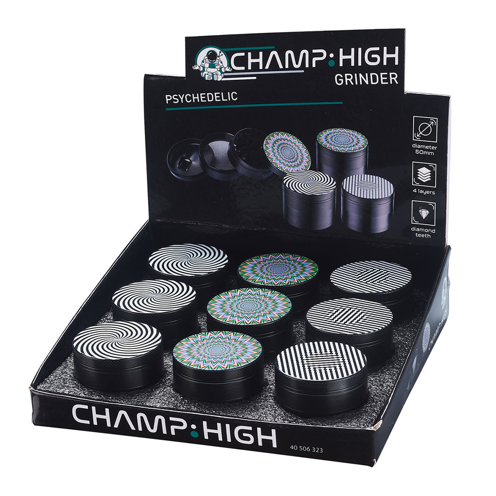 Grinder Polinizador Metal Psycodelyc 50 mm. Pack 3 ud.