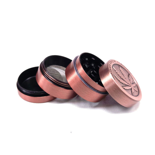 Grinder Polinizador Metal Leaf Cobre 30 mm.