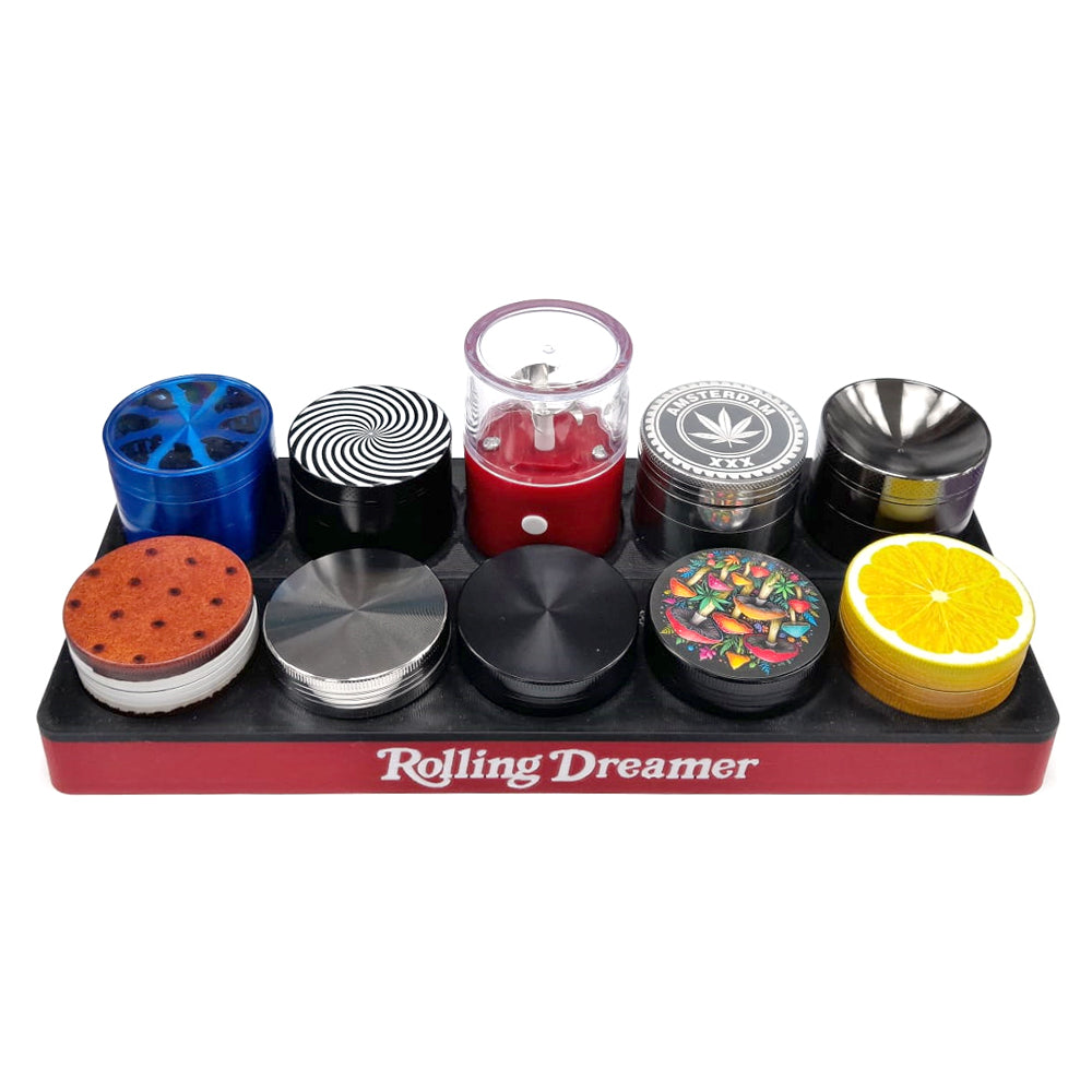 Expositor Rolling Dreamer Pack 10 Grinder Pz 50 mm.