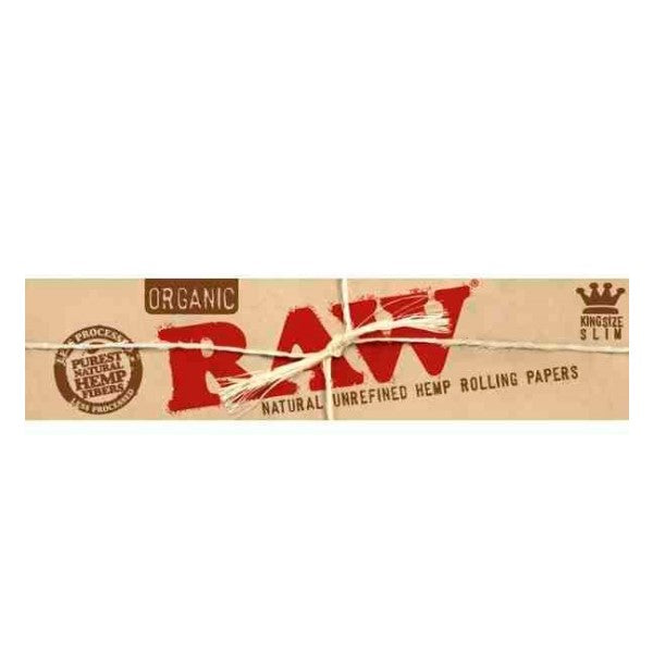 Raw Organic King Size Slim Paper 50 booklets