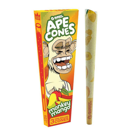 G-Rollz K.S. Cones 3 pc. x 24 Blisters Ape Cones Mango