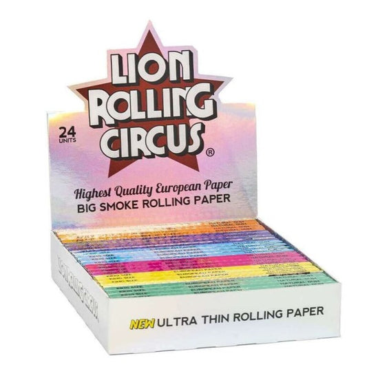 Papel de fumar Rolling Circus K.S. Silver 24 librillos