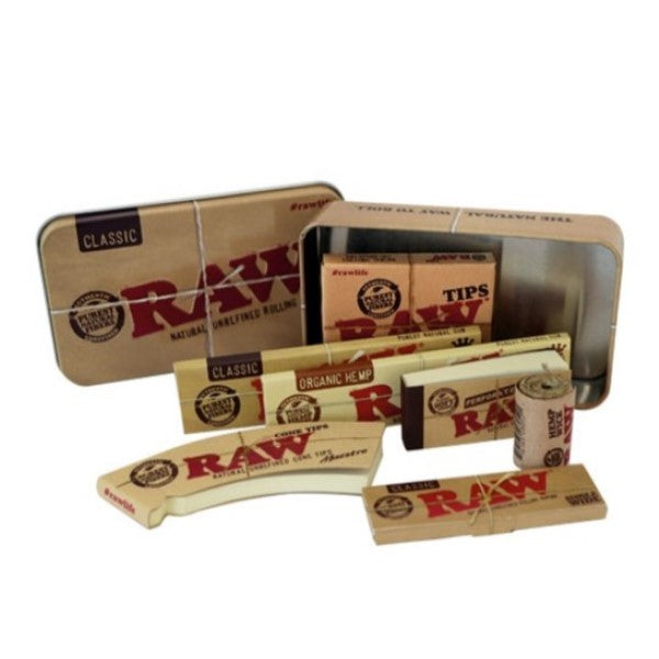 Raw Paper Metallic Box Starter Box Pack