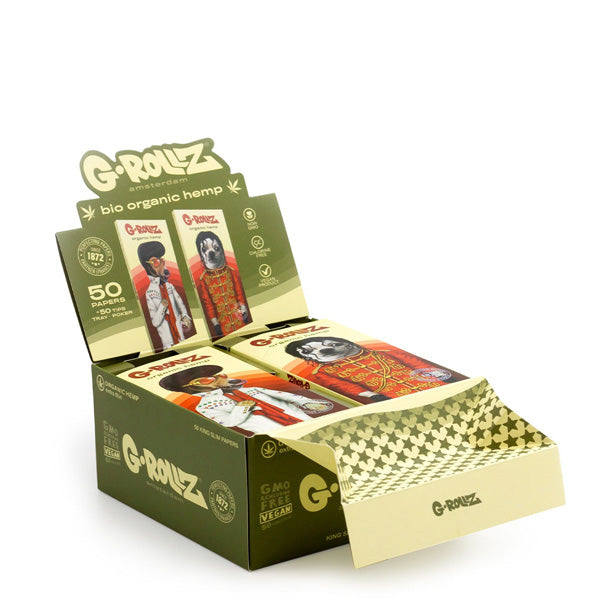 Cartine G-Rollz K.S. Tips & Tray Vegas Pop 16 libretti