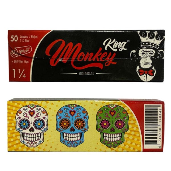 Papel Monkey King 1.1/4 & Tips 24 ud.