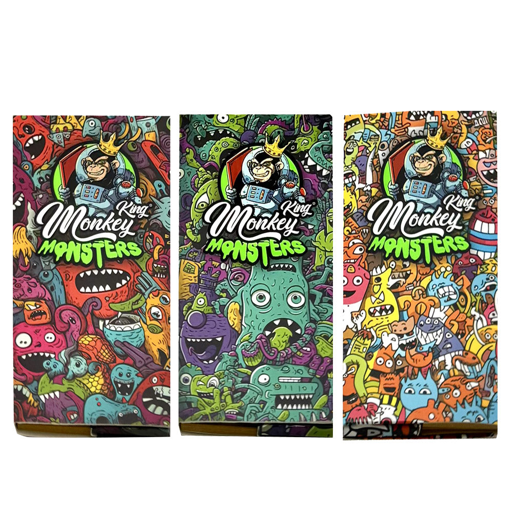 Papel Monkey King Size Tips & Tray Monster