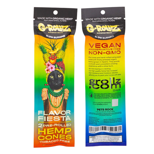 Blunts Cones G-Rollz Hemp Multifruit 12x2 ud.