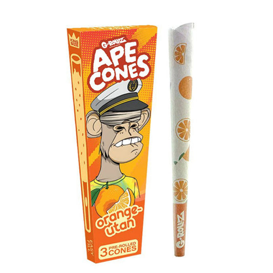 G-Rollz K.S. Cones 3 pc. x 24 Blisters Ape Orange