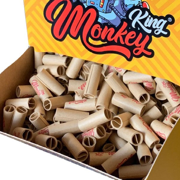 Filtros Monkey King Prerrolled Unbleached Dispenser 1.000 ud.