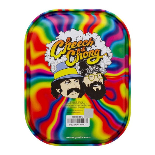 Bandeja Metal 18x14 cm. G-Rollz Cheech & Chong Trippy