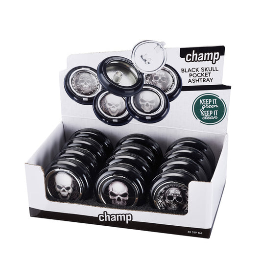 Cenicero Metal Skull 67 mm. Pack 4 ud.