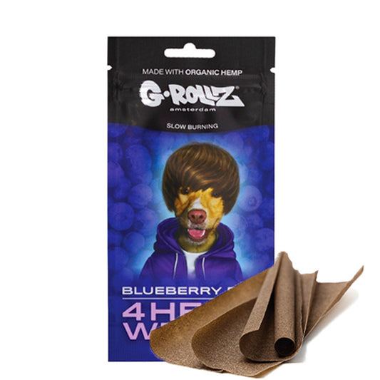 Blunts G-Rollz Hemp Wraps Blueberry 15x4 ud.