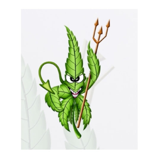 Crystal Leaf Devil Bong 30 cm.