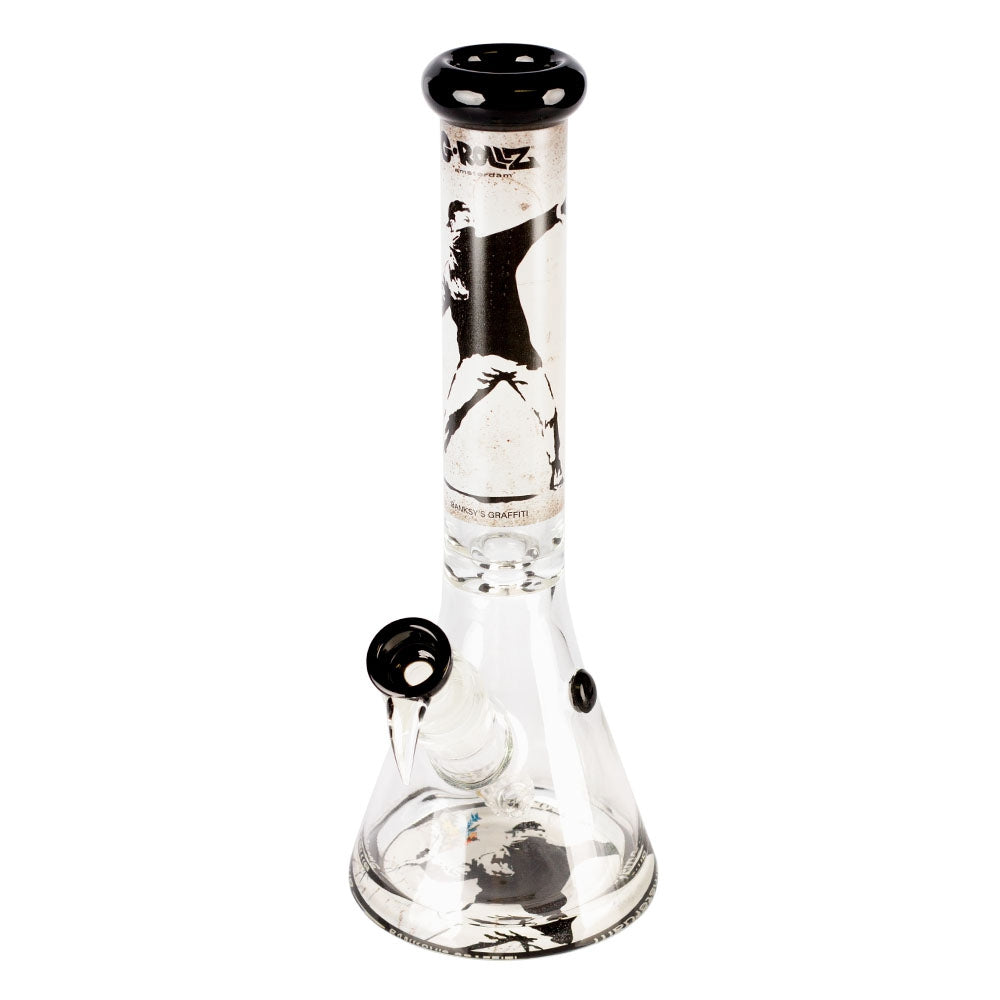 Bong Cristal Ice Banksy Percolator 37 cm.