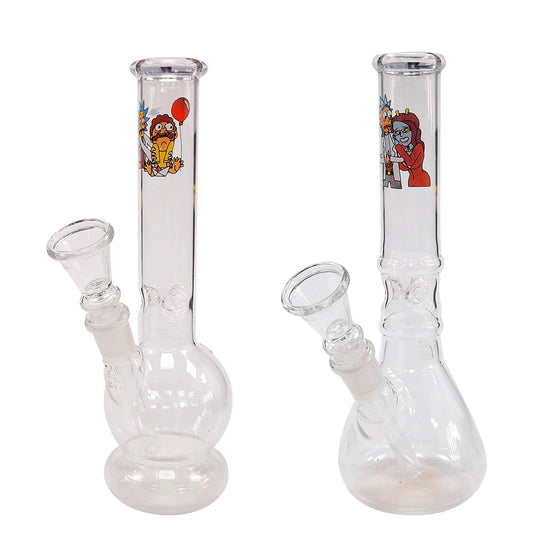 Rick & Morty 22 cm Crystal Ice Bong. Mixed Colors