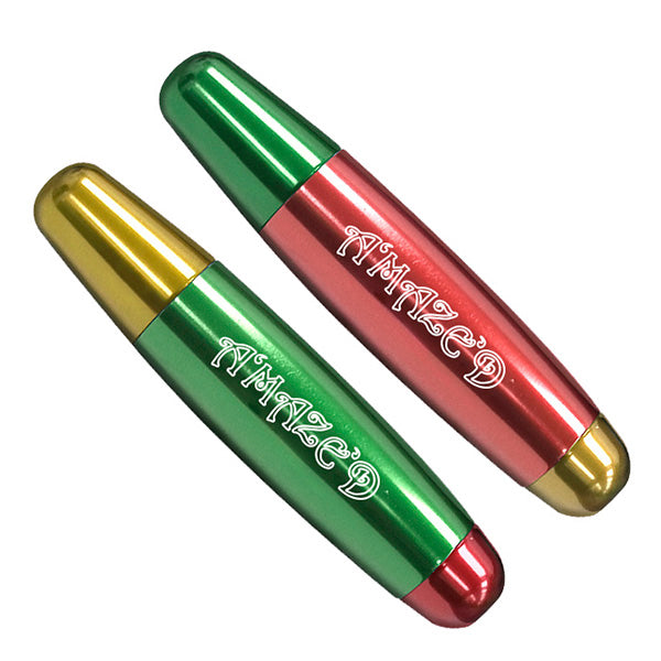 Rasta Edition Amazed Aluminum Pipe. Red Eye