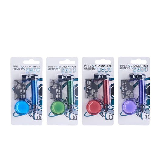 Pipa Metal Screens & Grinder 80 mm. Mix Color
