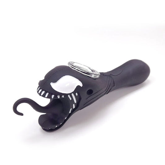 Pipa Silicona & Glass Bowl Veneno 14 cm.