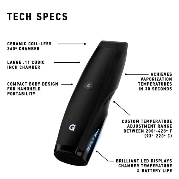 Vaporizador G-Pen Elite Black