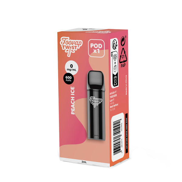 Tvap Twist Magnetic Pod Recarga Peach Ice