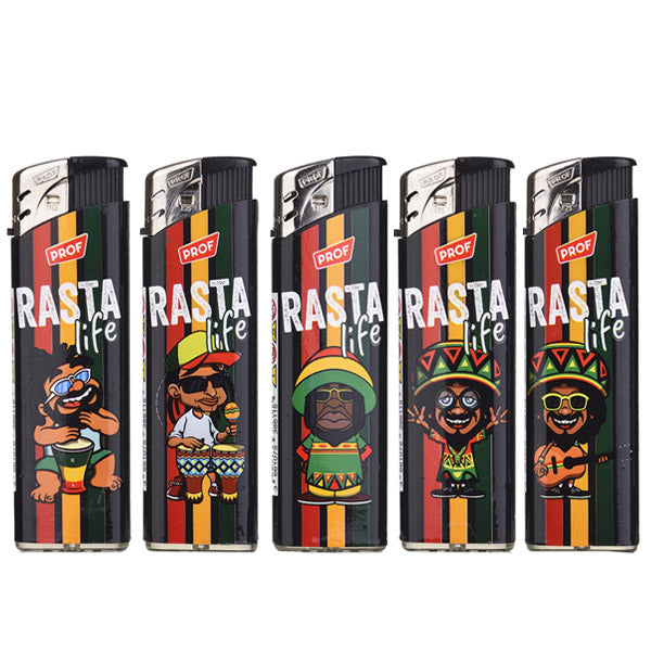 Mechero Piezo 50 ud. Rasta Life