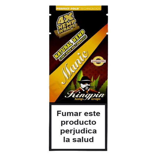 Blunts Kingpin Hemp Wraps Manic Mango ES 24x4 ud.