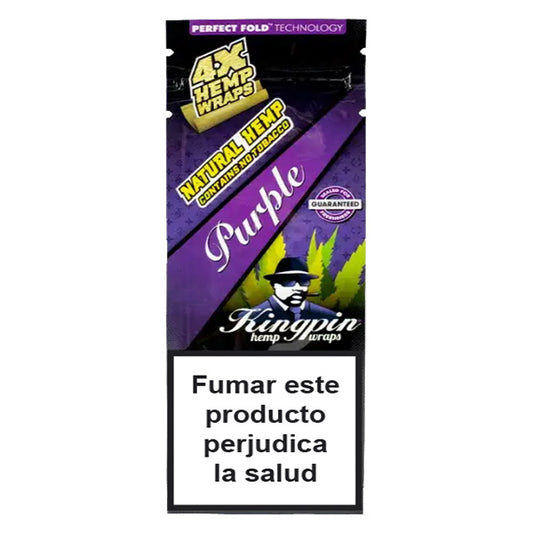Blunts Kingpin Hemp Wraps Purple Uva ES 25x4 ud.