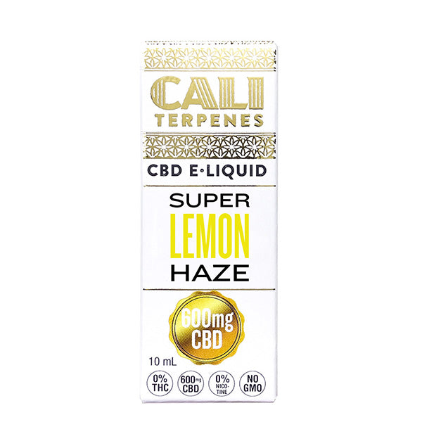 CBD E-Liquid Cali Terpenes Super Lemon Haze 600 mg. 10 ml.