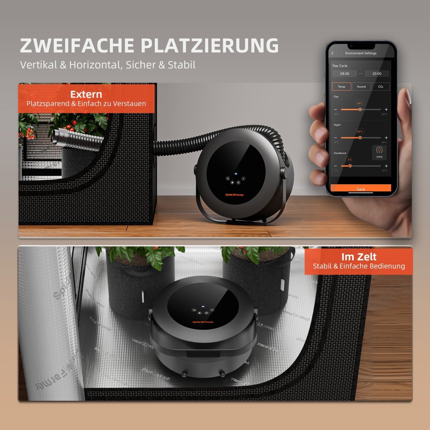 Calefactor Spider Farmer