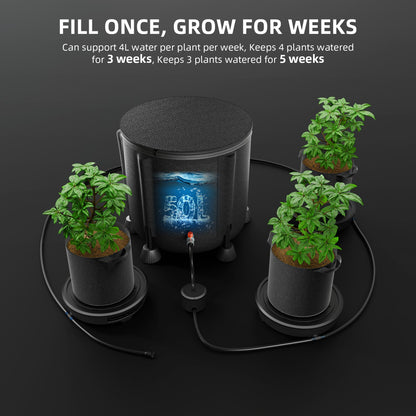 Kit Auto Riego Spider Farmer 3-Pack Gravity-Fed Sin Bomba