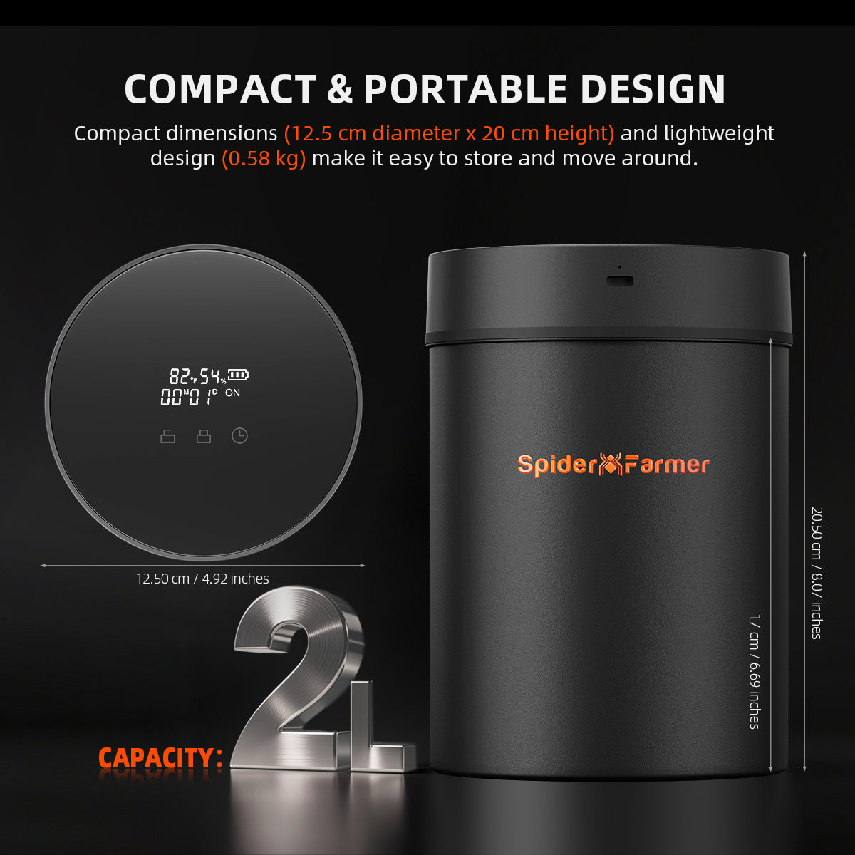 Tarro Smart Spider Farmer Auto-Cure 2L