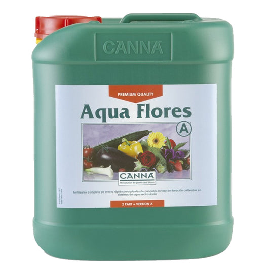 Aqua Flores A 5 lt | Fertilizante Floración Sistemas Recirculantes Gran Formato | Canna