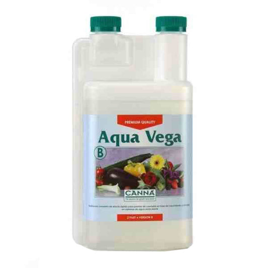 Aqua Vega B 1 lt | Fertilizante Crecimiento para Sistemas Recirculantes | Canna